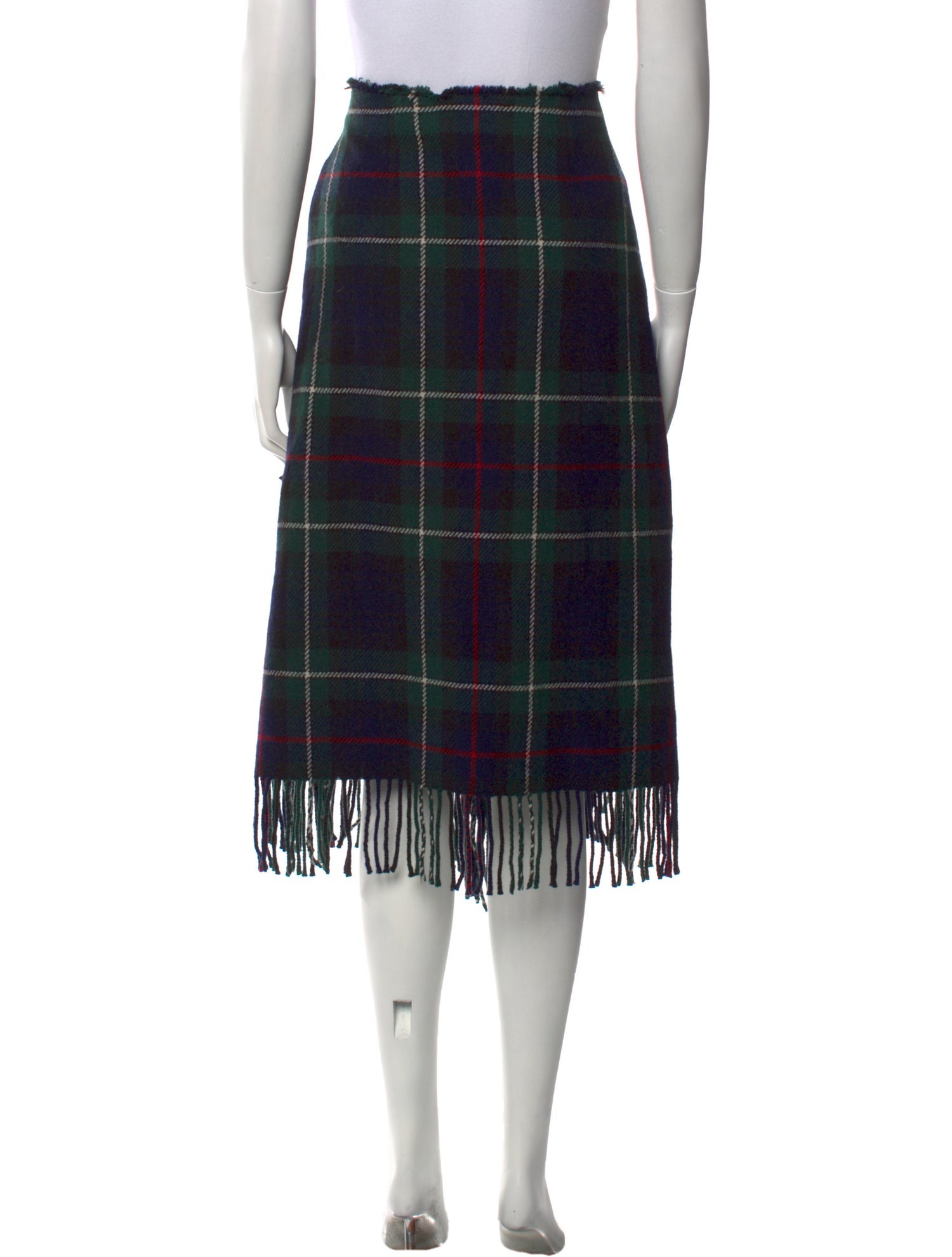 Polo Ralph Lauren Wool Midi Length Skirt